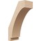 Ekena Millwork 3-inch W x 6-inch D x 10-inch H Imperial Rough Cedar Woodgrain TimberThane Knee Brace, Primed BRCUR03X06X10IMPRCPR - alternate 1